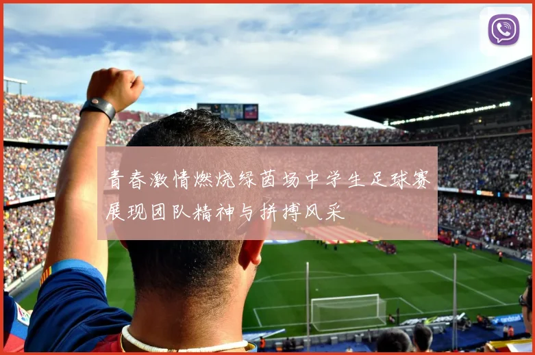 青春激情燃烧绿茵场中学生足球赛展现团队精神与拼搏风采